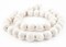 The Bead Chest Natural 20mm Wooden Beads in White for Jewelry Making – Round Loose Wood Spacer Beads I Approximately 20 Beads